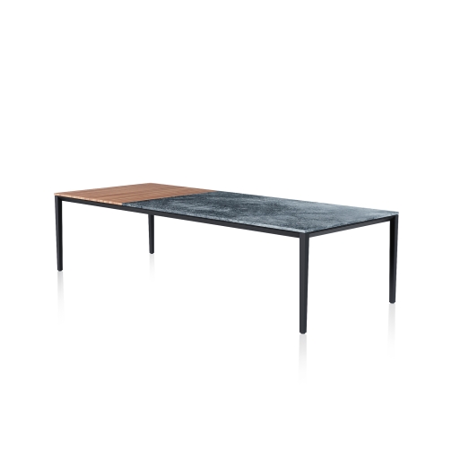 Mesa De Jantar Nidd - Mármore E Madeira